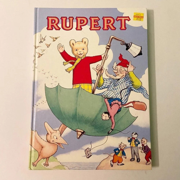 Vintage 1988 Rupert Daily Express Annual  Book Hardcover - Picture 1 of 16